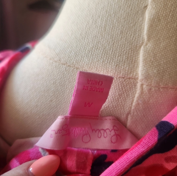 Lilly Pulitzer Pink and Blue Floral Dress - Picture 5 of 6